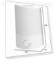 Topfill Night Light Humidifier — Air Moisturizers, MEGAWISE