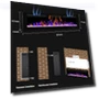 Thumbnail Electric Fireplace Wall Mounted and Recessed with Remote Control — Electric Heating Solutions, BETELNUT