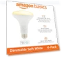Thumbnail Smart BR30 LED Light Bulb — LED, Amazon Basics