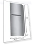 Thumbnail 10.1 Cu. Ft. Compact ADA Top Freezer Refrigerator — Mini Fridges, Frigidaire