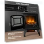 Thumbnail Electric Fireplace Stove — Portable Electric Heaters, COSTWAY