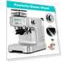 Thumbnail Professional Espresso Machine with Grinder and Milk Frother — Coffee & Espresso Combos, CASABREWS