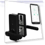Thumbnail Smart Lever Lock with Fingerprint, Keypad, IC Card and App Control — Smart Home Security, YoLink