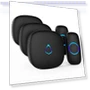 Thumbnail Wireless Doorbell with 3 Receivers 2 Push Buttons — Kits, SECRUI