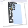 Thumbnail OEM Battery Back Cover with Camera Lens Cover — Back Covers, Samsung
