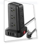 Thumbnail Surge Protector Power Strip Tower with USB Ports — Power Solutions & Surge Protection, SMALLRT