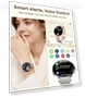 Thumbnail Ultra-Slim HD Women's Smart Watch — Smartwatches, LIGE