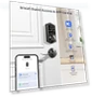 Thumbnail Fingerprint Smart Lock with 2 Lever Handles — Deadbolts, Veise