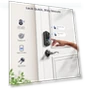 Thumbnail Fingerprint Smart Lock with 2 Lever Handles — Deadbolts, Veise