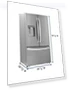 Thumbnail French Door Refrigerator with Ice & Water Dispenser — Cooling Solutions, Winia