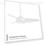 Thumbnail 3-Blade Smart Home Ceiling Fan with LED Light Kit — Ceiling Fans, WAC Lighting