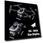 Thumbnail K6 Max Drone with Screen Controller — Drones, QAONIE