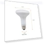 Thumbnail LED Flood BR30 Light Bulb — Compact Fluorescent, Sylvania