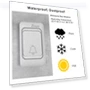 Thumbnail Wireless Doorbell with 2 Transmitter & 2 Receiver — Kits, Zeapa