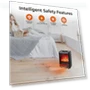 Thumbnail Electric Mini Fireplace Space Heater — Portable Heating Solutions, Comfort Zone
