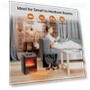 Thumbnail Electric Mini Fireplace Space Heater — Portable Heating Solutions, Comfort Zone