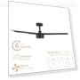 Thumbnail Smart Indoor and Outdoor 52in 3-Blade Ceiling Fan — Ceiling Fans & Accessories, East Grove Home