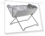 Grill Fire Pit with V-Shaped Smart Grill — Grill Carts, CAPTAIN STAG