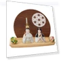 Mini Kimekomi Base with Stylish Brocade Doll Cherry Blossom — Collectible Dolls, PITAKITE