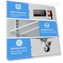 Thumbnail Commercial Refrigerator 4 Door Stainless Steel Reach-in Solid Door Upright Fridge — Mini Fridges, Ferueo