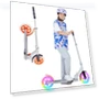 Thumbnail Foldable Kick Scooter with Light Wheels — Push Scooters, Rahmory
