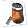 Thumbnail Small Portable Electric Heater with Thermostat and Remote — Portable Heating Solutions, AUBKN
