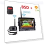 7-inch Digital Wireless Smart Blind Spot Radar AI BSD Alarm DVR Monitor Screen with 1 Rear View Camera — Rearview Safety Systems, Reakosound