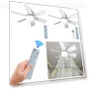 Silent Ceiling Fan with Light and Remote Control — Ceiling Fans, HY Life House