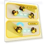 Thumbnail Bee Shaped Motorized Cat Toy Stroller — Travel Toys for Kids