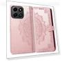 Thumbnail Mandala Flower Embossed Leather Phone Case — Phone Accessories, Honor