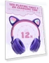 Thumbnail Cat Ear LED Light Wireless Headphones — In-Ear Headphones, CCSX