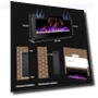 Thumbnail Electric Fireplace Wall Mounted and Recessed — Electric Heating Solutions, BETELNUT