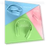 Thumbnail Kids Headphones Bulk Set — In-Ear Headphones, Sonitum