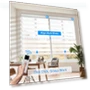 Thumbnail Motorized Zebra Blinds — Honeycomb, COOLWINDS