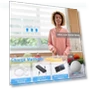 Thumbnail Motorized Zebra Blinds — Honeycomb, COOLWINDS