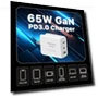 Thumbnail 65W USB C GaN Charger — Chargers, Gigastone