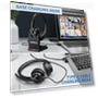 Thumbnail Wireless Headset with AI Noise Cancelling Microphone — Headsets, awatrue