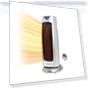 Thumbnail Electric Oscillating Ceramic Tower Space Heater — Portable Heating Solutions, Comfort Zone