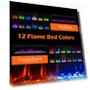 Thumbnail Electric Fireplace Wall Mounted and Recessed with Remote Control — Electric Heating Solutions, BETELNUT