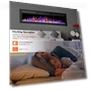 Thumbnail Electric Fireplace Wall Mounted and Recessed with Remote Control — Electric Heating Solutions, BETELNUT