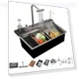 Thumbnail Smart Kitchen Sink with Digital Display — Smart-Touch Kitchen Faucets, SDGRP