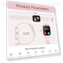 Thumbnail Smart Watch for Women — Smartwatches, LAKEYLOYI