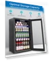 Thumbnail Mini Fridge with Glass Door — Mini Fridges, Feelfunn