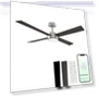 Thumbnail Smart 4-Blade Ceiling Fan with LED Light Kit — Ceiling Fan Lighting Solutions, East Grove Home