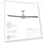 Thumbnail Smart 4-Blade Ceiling Fan with LED Light Kit — Ceiling Fan Lighting Solutions, East Grove Home