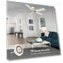 Thumbnail Smart Ceiling Fans with Lights Flush Mount — Ceiling Fan Wall Controls, SMAFAN