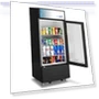 Thumbnail Commercial One Glass Door Display Upright Beverage Refrigerator Cooler Merchandiser — Mini Fridges, KoolMore
