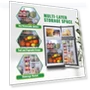 Thumbnail Mini Fridge with Freezer Two Doors Compact Refrigerator — Mini Fridges, WANAI