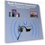 Thumbnail Open-Ear Bone Conduction Headphones with Mic — Over-Ear Headphones, Hostena