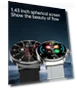 Thumbnail Smart Watch Bluetooth Calls IP68 Waterproof Sport Fitness Tracker — Smartwatches, FILIEKEU